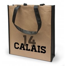 Einkaufstasche Calais - sand/schwarz